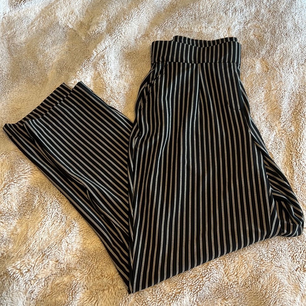 Striped trousers